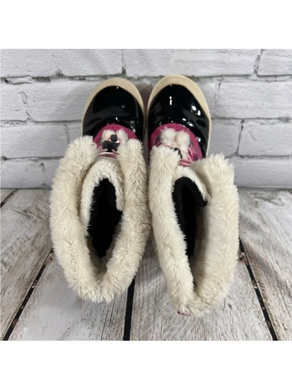 Merrell Girls Spruzzi Waterproof Rain / Snow Boots Size 5 Pink Floral